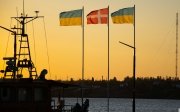 Прапори України та Данії