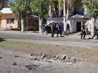Поліція показала відео перших хвилин після вчорашнього обстрілу Костянтинівки