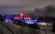 У Вільнюсі вантажний літак впав на будинок — загинула людина