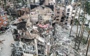 Зруйнований армією РФ Ірпінь